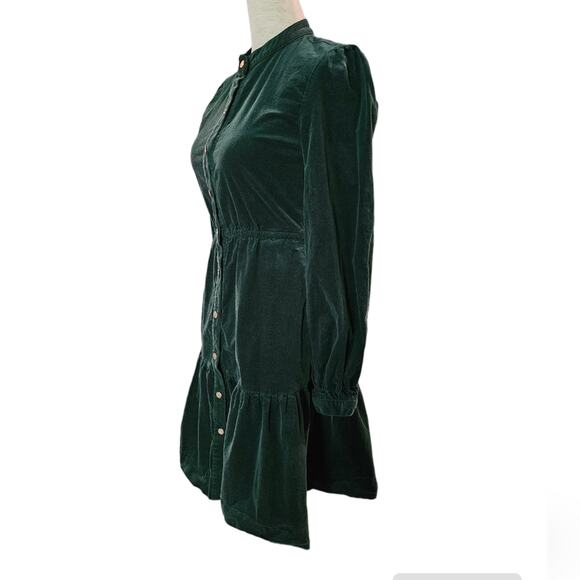 Draper James RSVP Tiered Long Sleeve Corduroy Dress - Picture 2 of 7